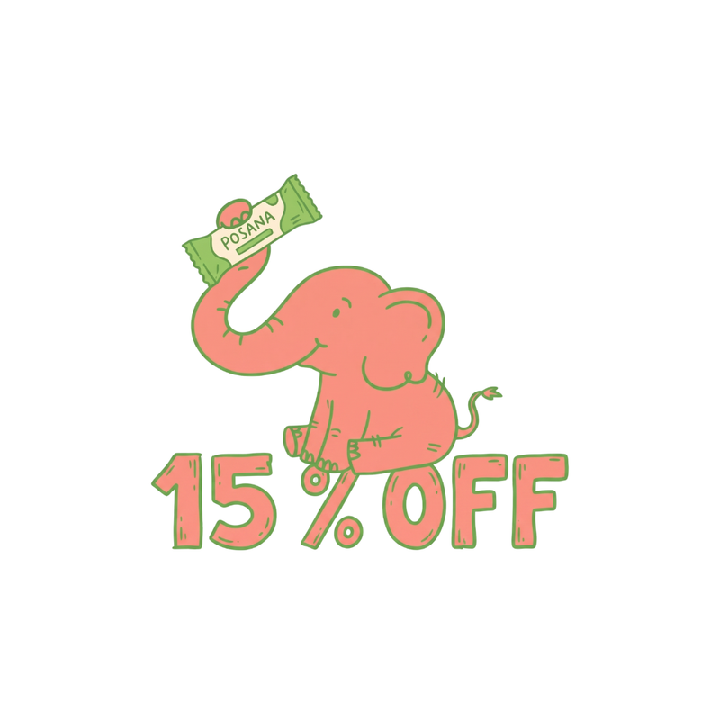 Hi, I brought you 15% off 🐘
