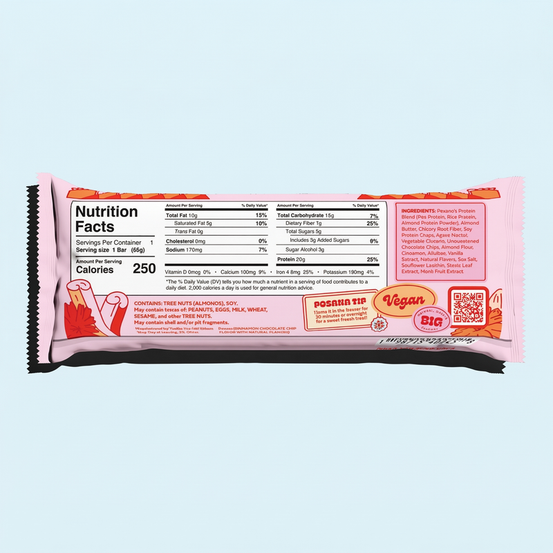 Posana Cinnavanilla Protein Bar (4-pack)