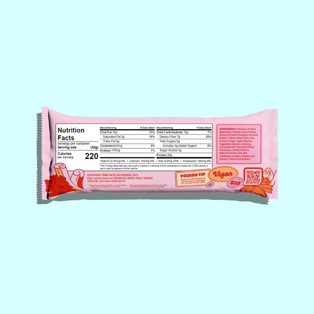 Posana Cinnavanilla Protein Bar (12-Pack)