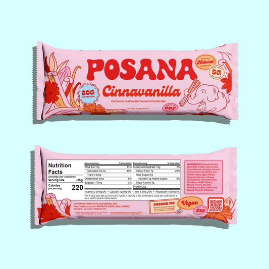 Posana Cinnavanilla Protein Bar (4-pack)